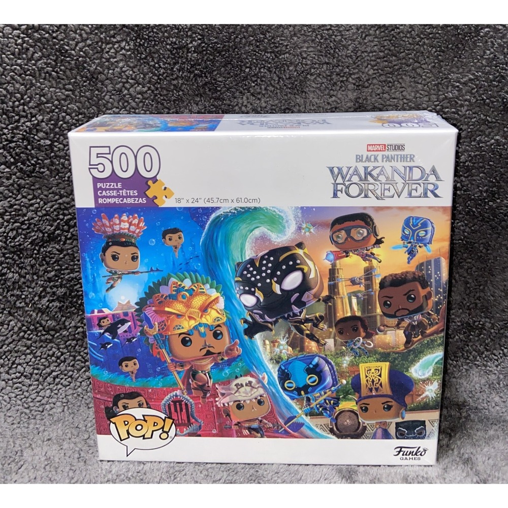 Funko Pop! Black Panther Marvel Funko 500 Piece Puzzle NEW‎